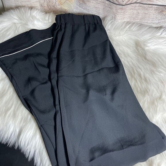 Zara Basic Black Ponte Pull On Pants Sz S - Picture 1 of 8